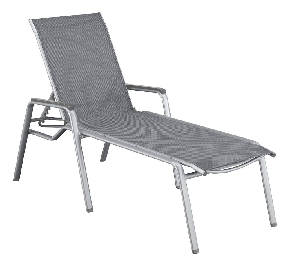 KETTLER CIRRUS SILVER LINE alumínium napozóágy – ezüst / szürke (RP)