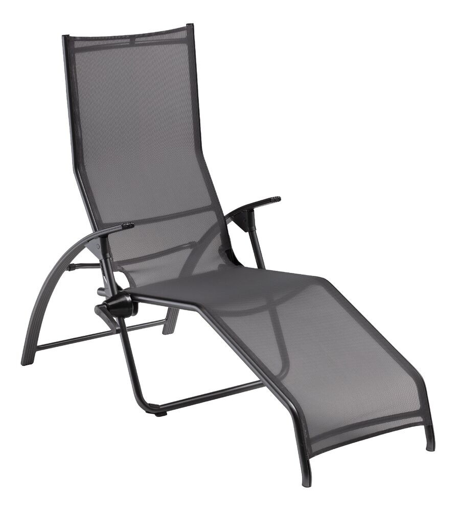 KETTLER TAMPA összecsukható dönthető napozóágy – antracit (RP)