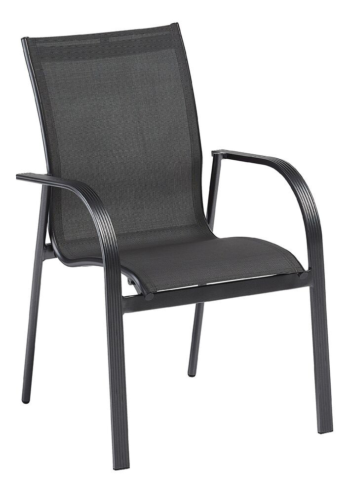 KETTLER TAMPA alumínium rakásolható kerti szék – antracit (RP)