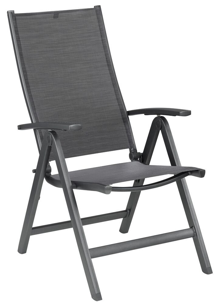KETTLER SIMPLY alumínium dönthető kerti szék – matt antracit (RP)