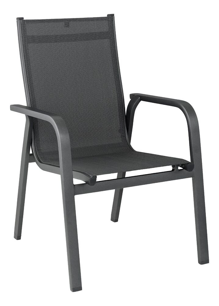 KETTLER EASY alumínium rakásolható kerti szék – antracit (RP)