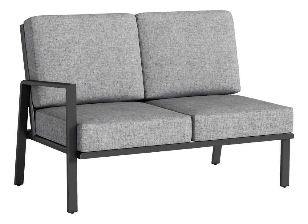 KETTLER ZENITH bal oldali lezáró elem – matt antracit / világosszürke (RP)