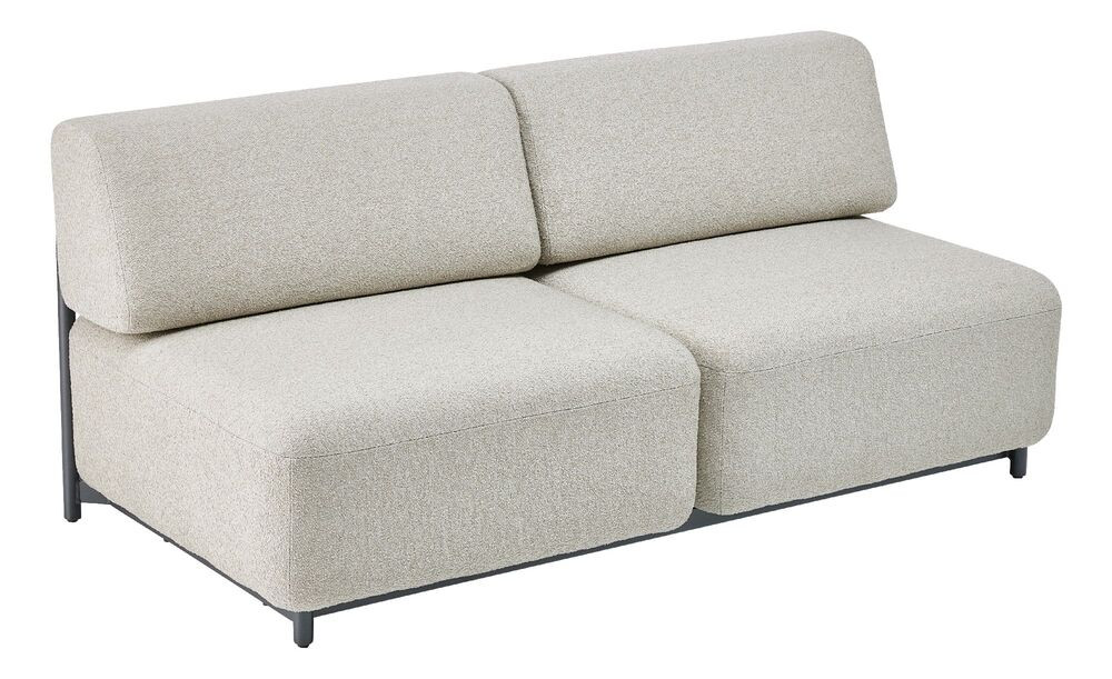 KETTLER TRIBE kültéri kanapé / középső dupla elem – antracit / bézs (RP)