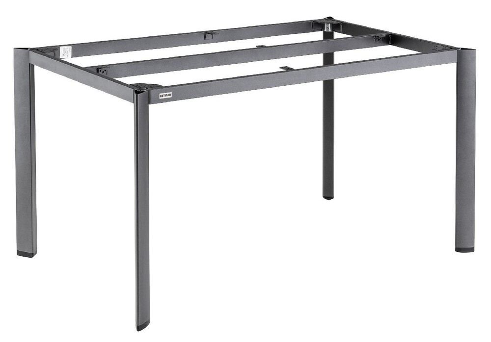 KETTLER EDGE alumínium asztalváz 140×70 cm – antracit (RP)