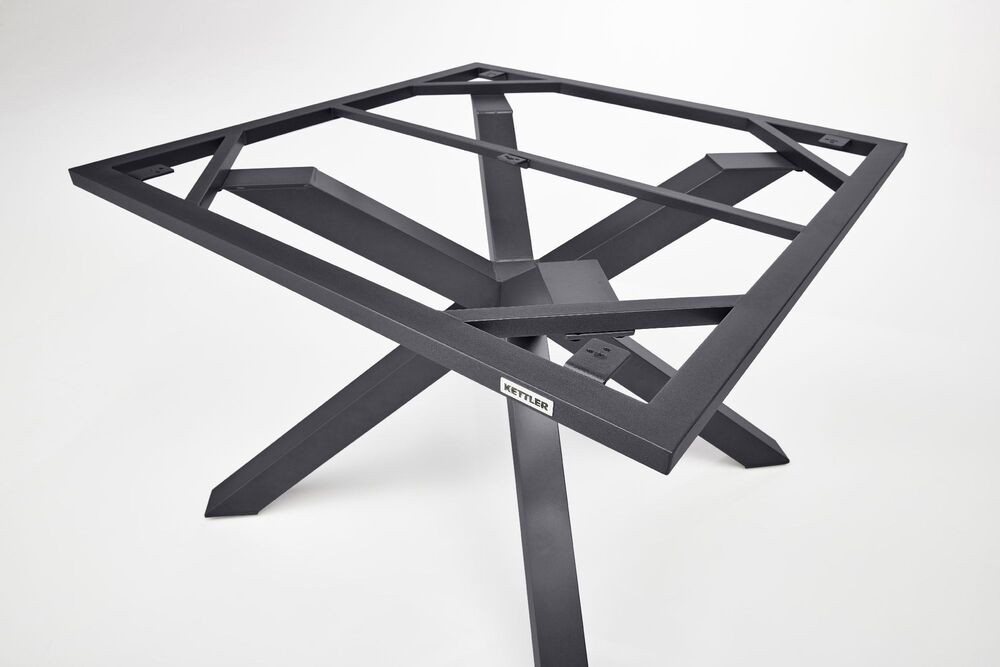 KETTLER X-LEG alumínium asztalváz 95×95 cm – antracit (RP)