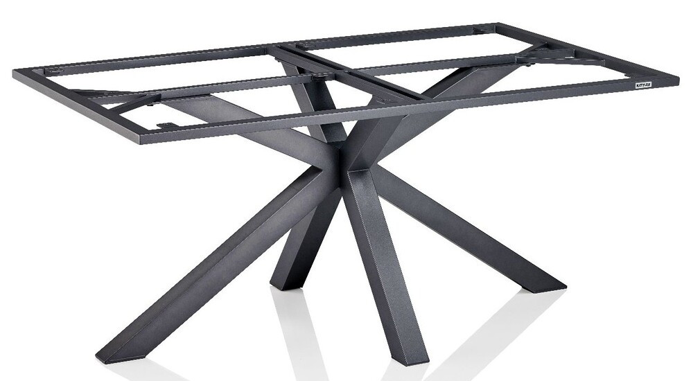 KETTLER X-LEG alumínium asztalváz 160×95 cm – antracit (RP)