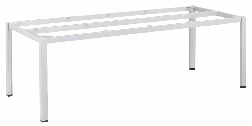 KETTLER CUBIC alumínium asztalváz 220×95 cm – ezüst (RP)