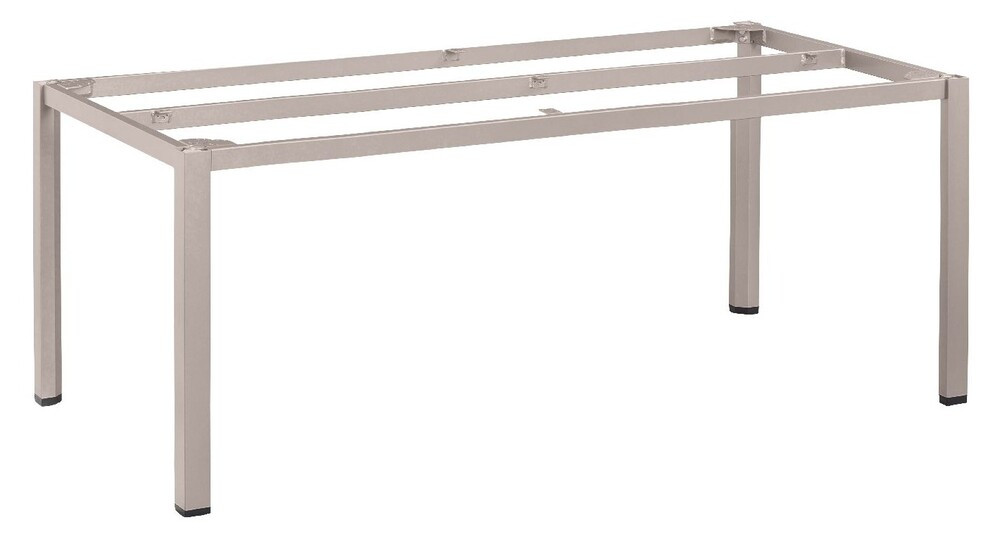 KETTLER CUBIC alumínium asztalváz 180×95 cm – taupe (RP)