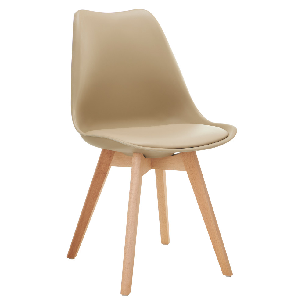 Szék, cappuccino/bükk, BALI 3 NEW (RP)