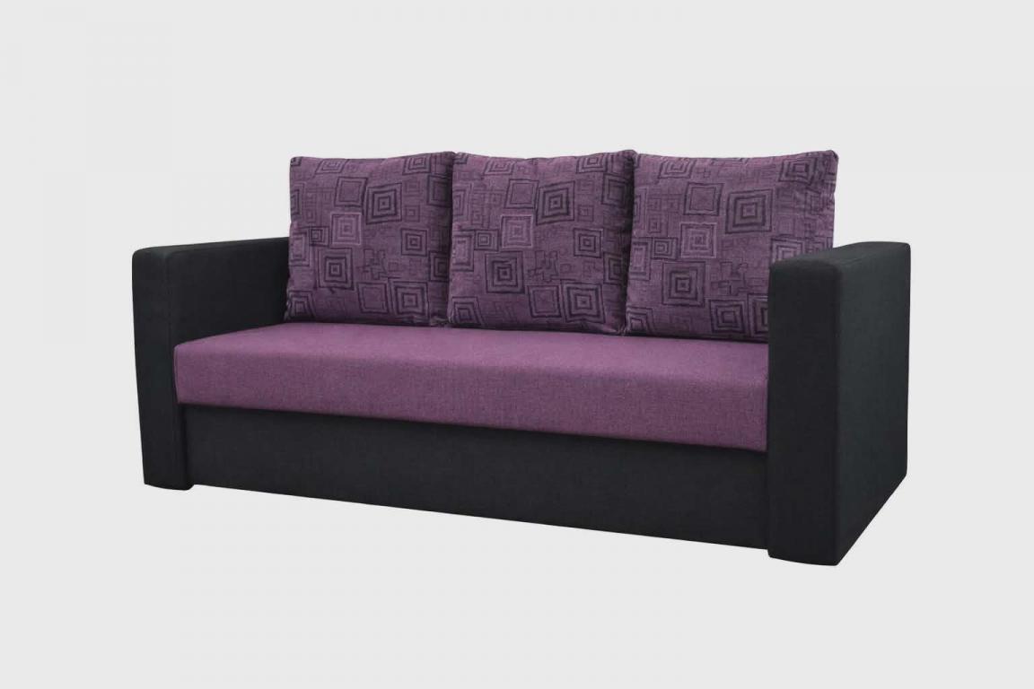 KÉSZLETAN AZONNAL VIHETŐ Kocka karos Bella kanapé - extra rugós (K)