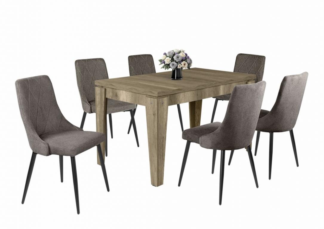 Alina étkezőgarnitúra Pedro asztallal - 6 személyes (DIV)