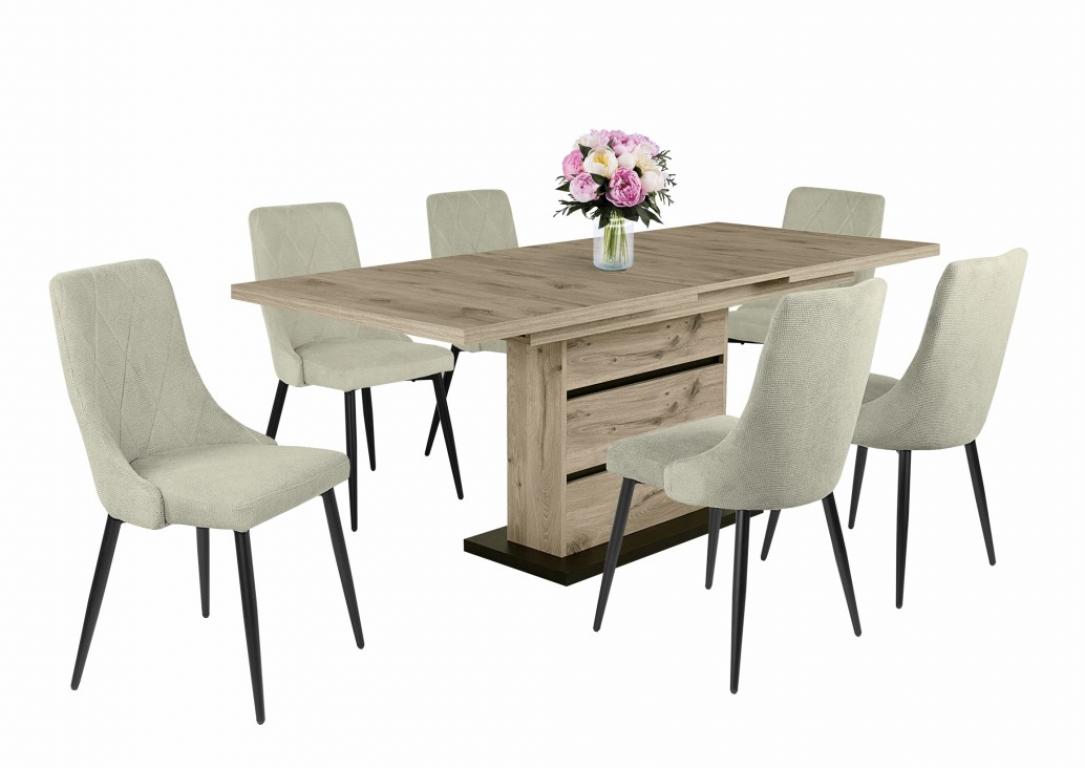 Alina étkezőgarnitúra Sydney asztallal - 6 személyes (DIV)