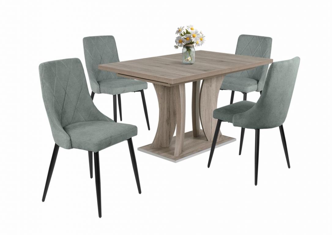 Alina étkezőgarnitúra Bella asztallal - 4 személyes (DIV)