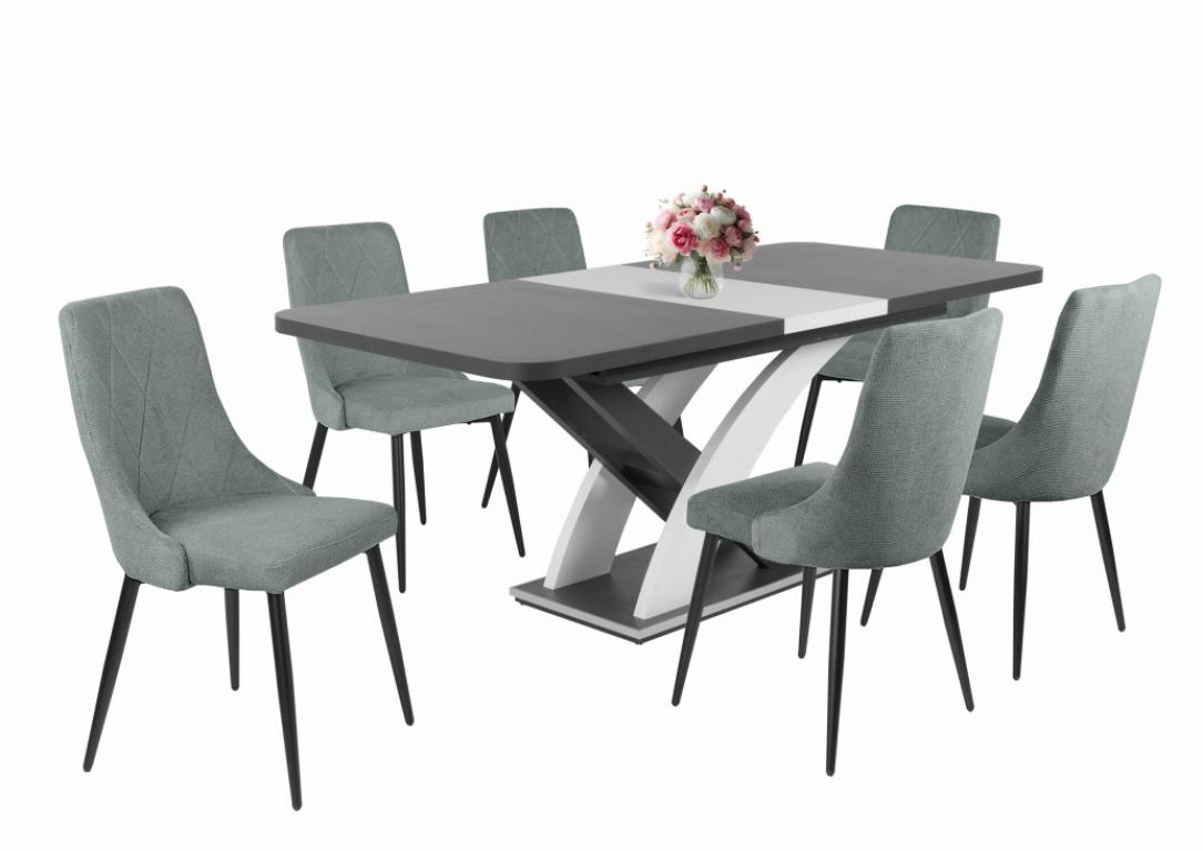 Alina étkezőgarnitúra Elis asztallal - 6 személyes