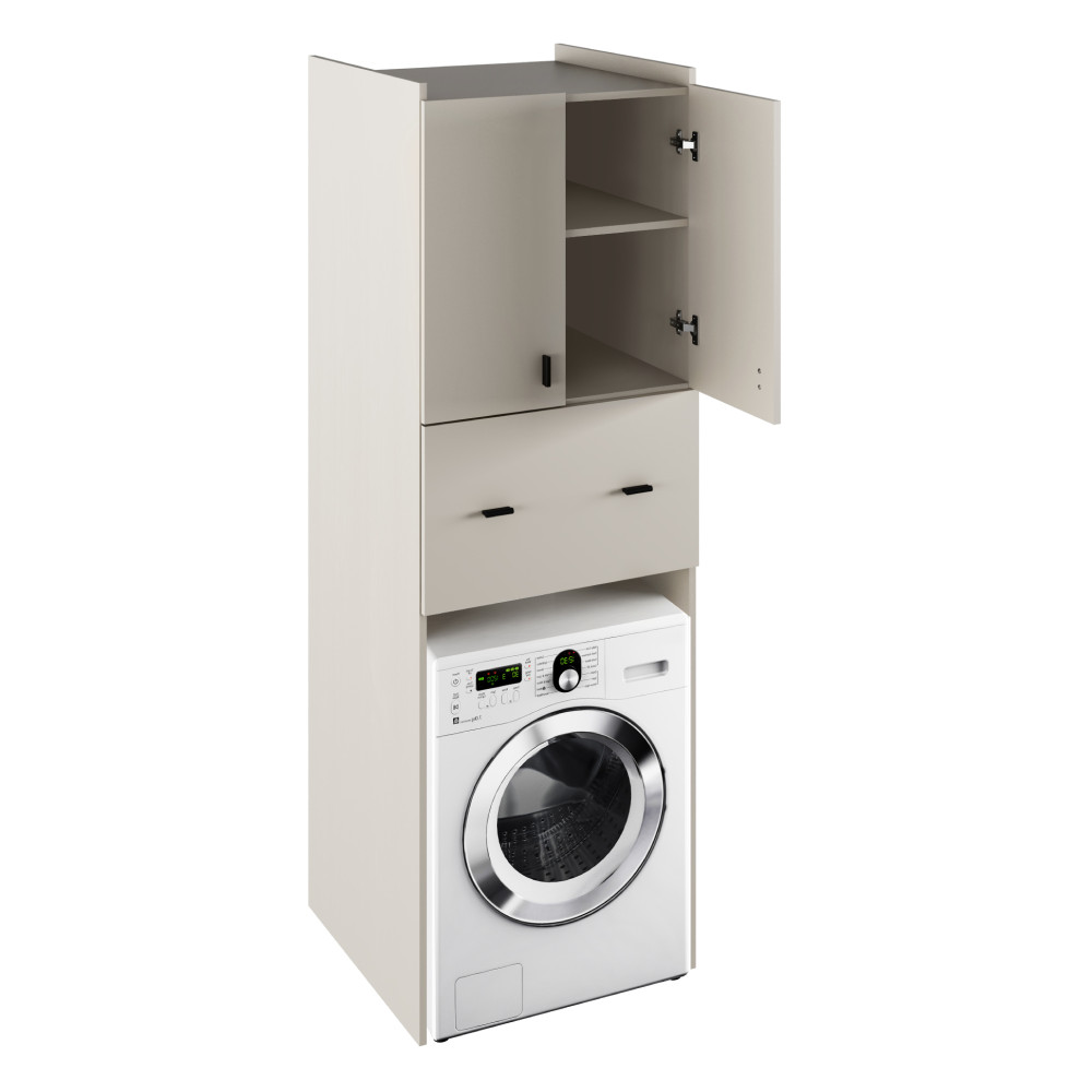 Mély szekrény a mosógép fölé, kasmír, NATALI TYP 9 (RP)