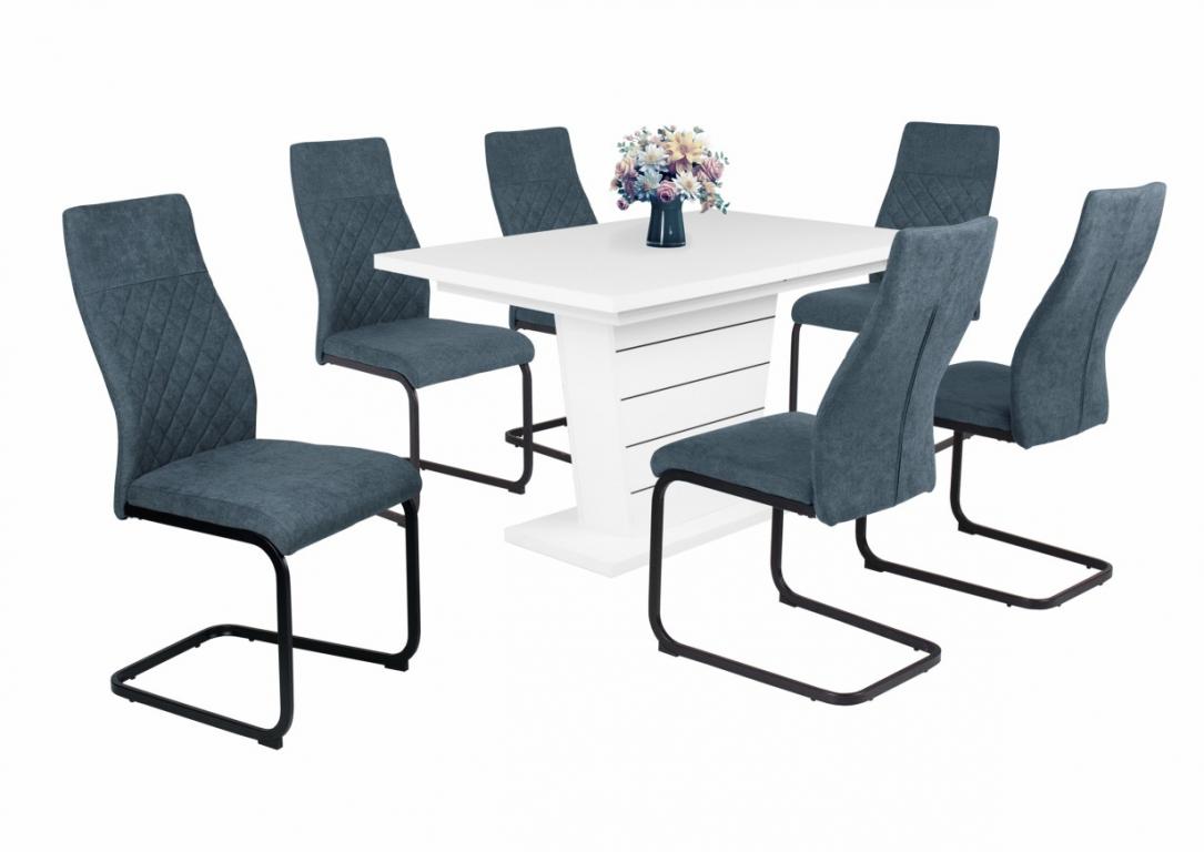 Teo étkezőgarnitúra Fanni asztallal - 6 személyes (DIV)