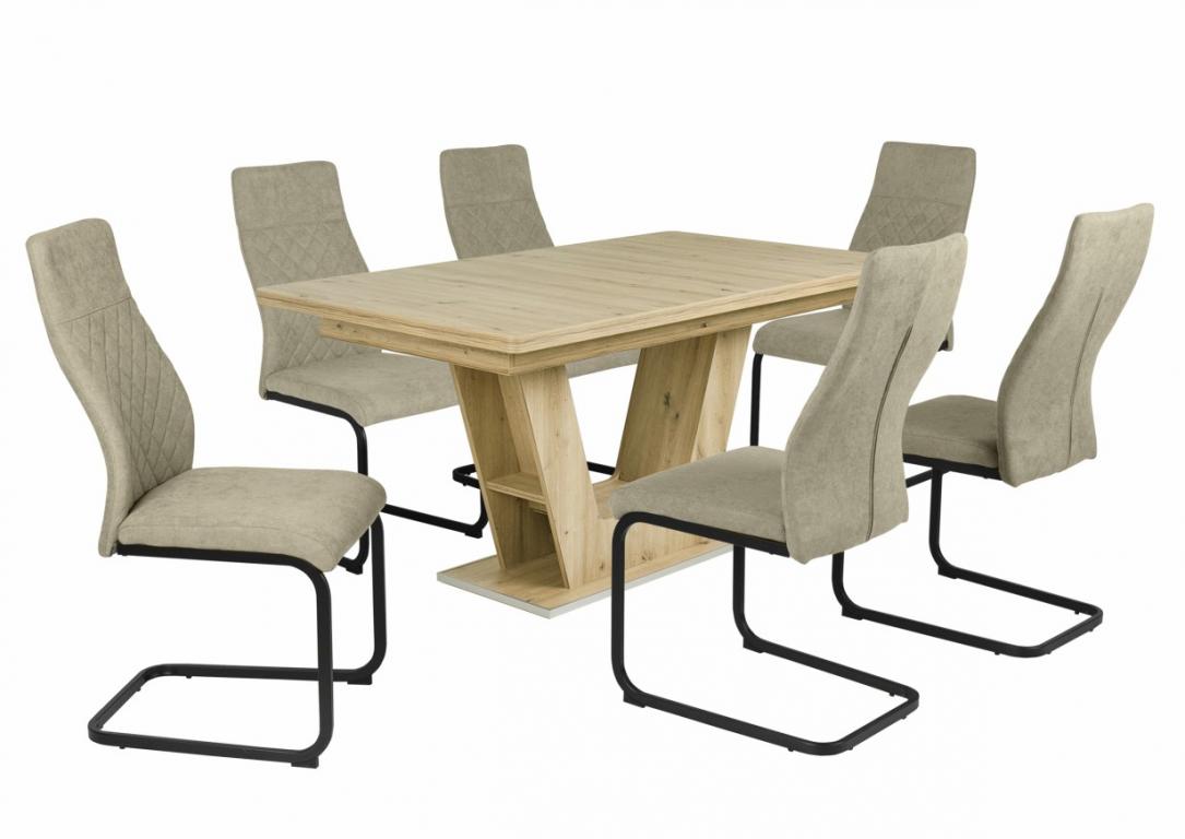 Teo étkezőgarnitúra Prága asztallal - 6 személyes (DIV)