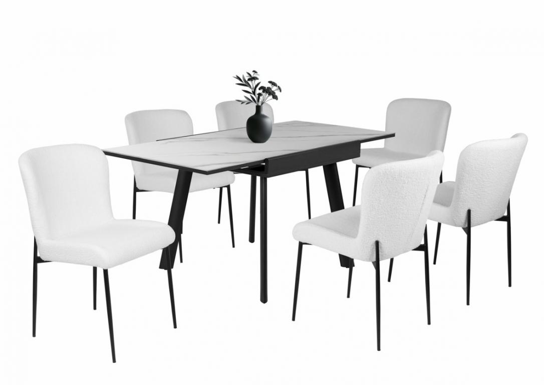 Blanka étkezőgarnitúra Diaz asztallal - 6 személyes (DIV)