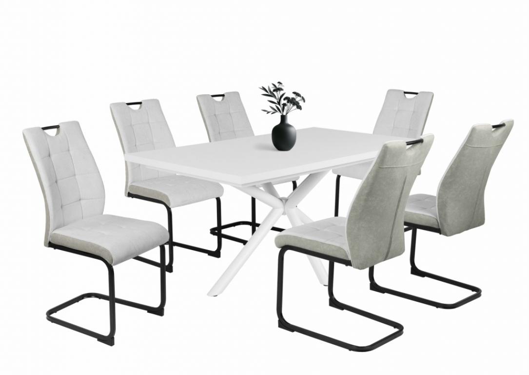 Bruno étkezőgarnitúra Suzy asztallal - 6 személyes (DIV)