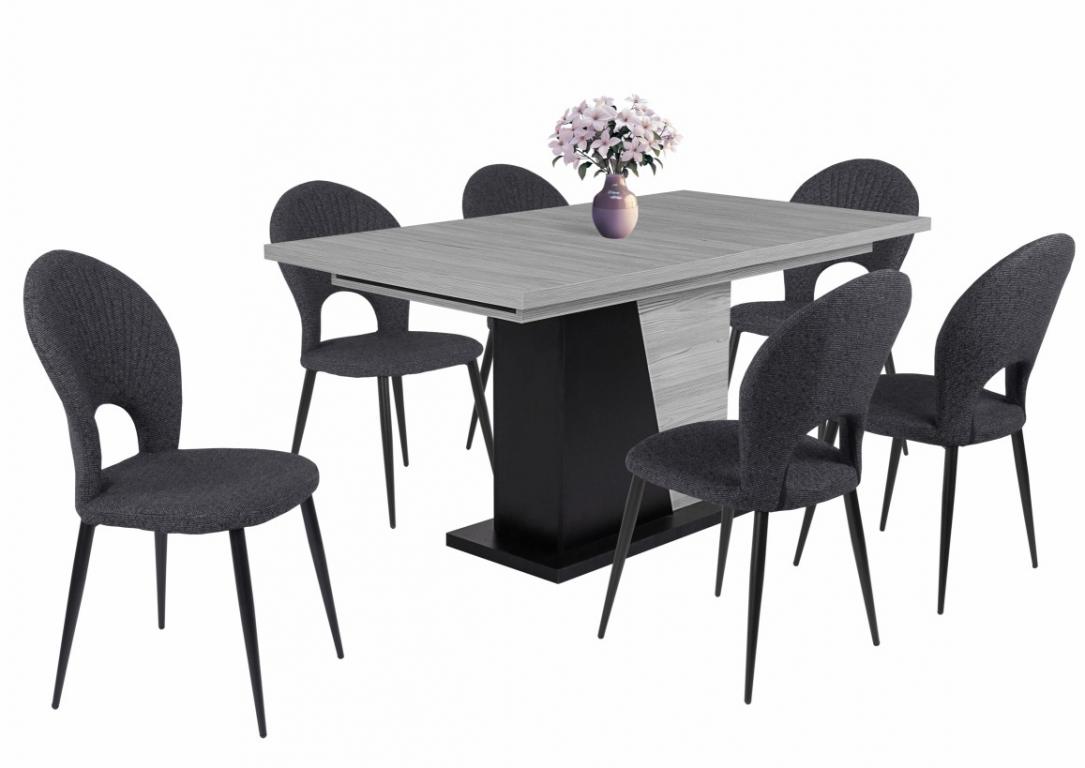Mango étkezőgarnitúra Norton asztallal - 6 személyes (DIV)