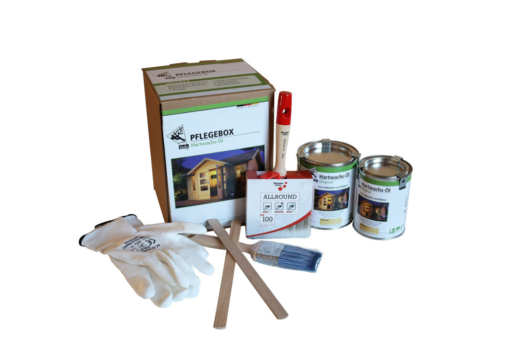 Karibu karbantartó szett, fa kerti házak belsejéhez (RP)