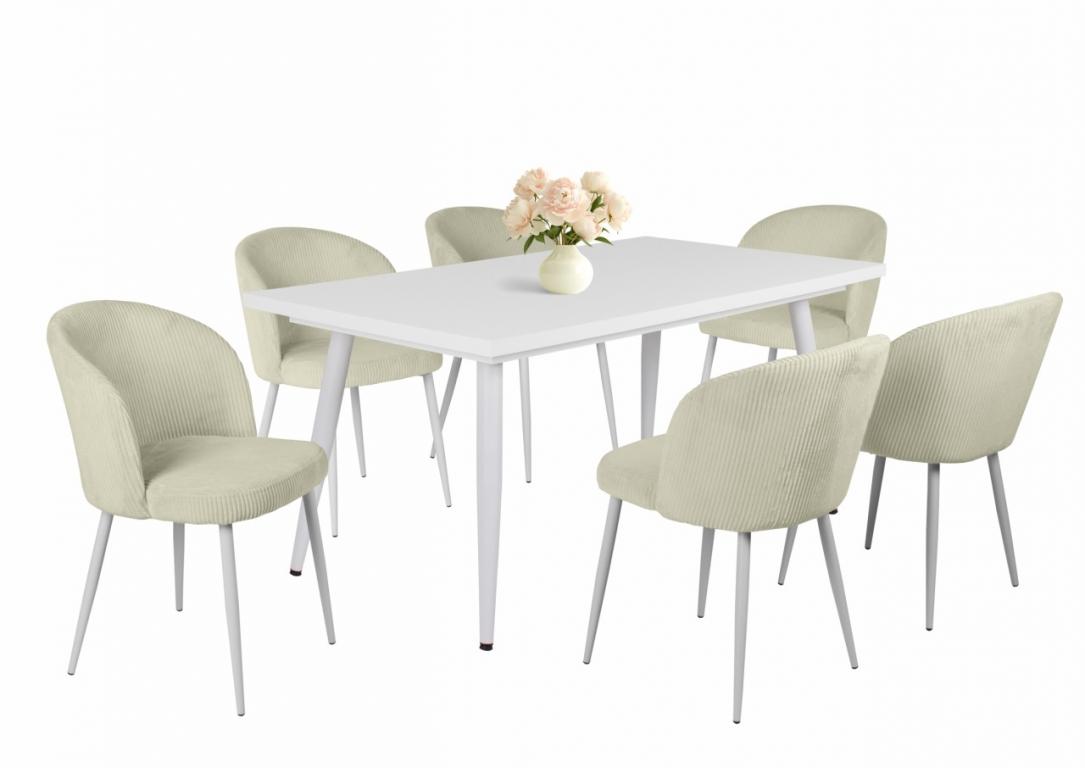 Olaf étkezőgarnitúra Alaska asztallal - 6 személyes (DIV)