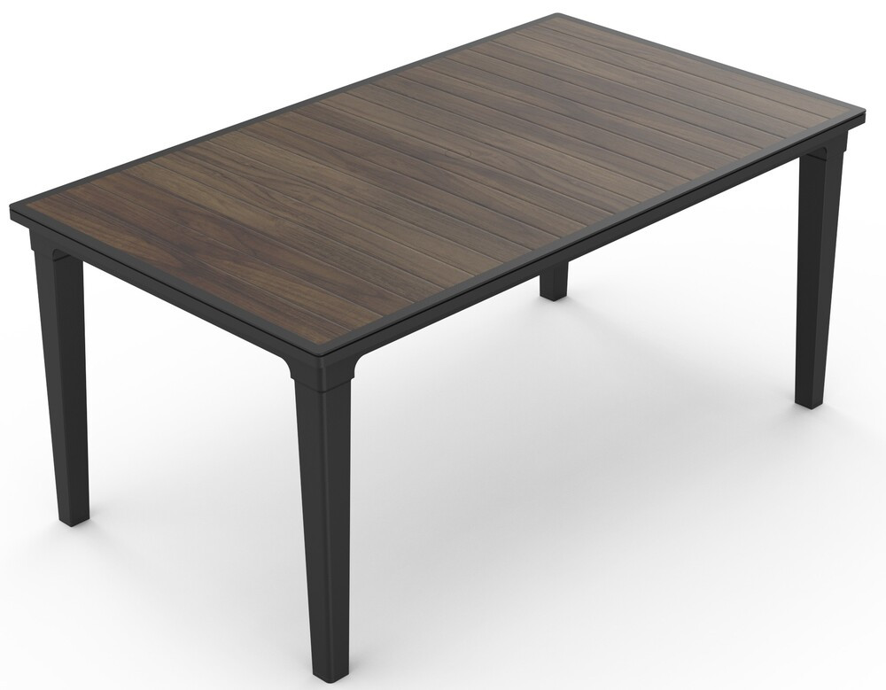 Keter DECO FUTURA kerti asztal – walnut / grafit (RP)