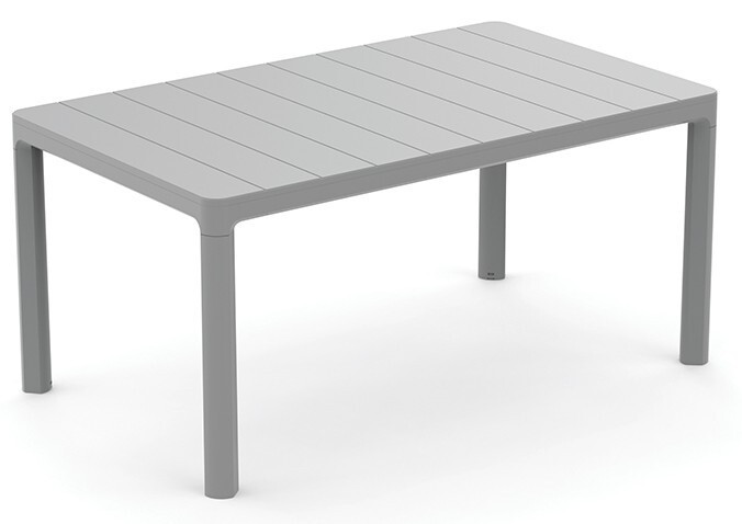 Keter SCANDI kerti étkezőasztal – Storm Grey (RP)