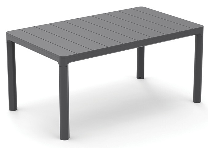 Keter SCANDI kerti étkezőasztal – grafit (RP)