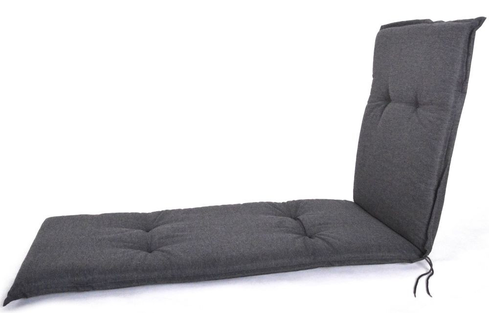 Sun Garden NAXOS LIEGE nyugágypárna – antracit, steppelt (RP)