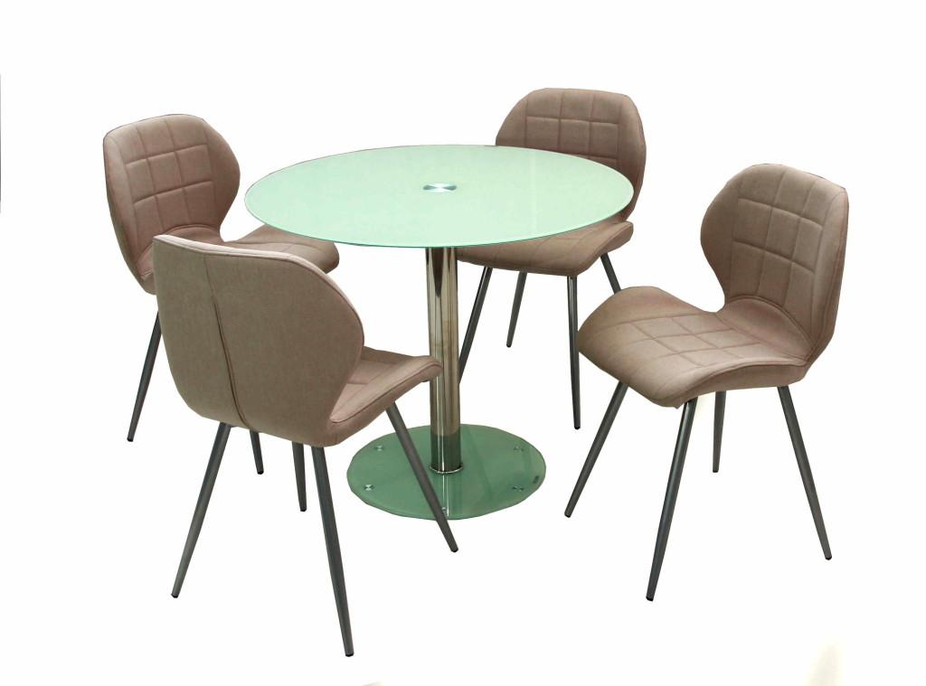 Ervin étkezőgarnitúra Nina asztallal - 4 személyes (SZD)