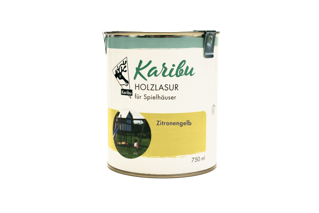 Karibu Citromsárga festék fa kerti játákokhoz, házakhoz, 750ml (RP)