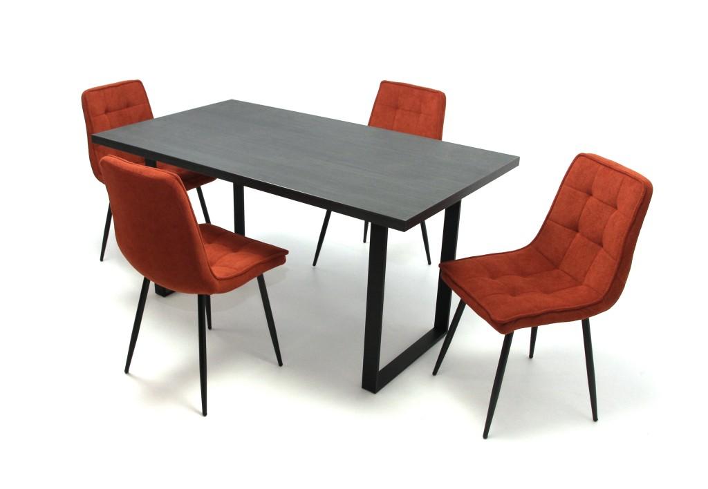 Rubi étkezőgarnitúra Korfu asztallal - 4 személyes (SZD)