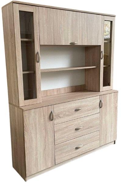 RCS-V1 tálaló szekrény, 140 cm, sonoma (KZS)