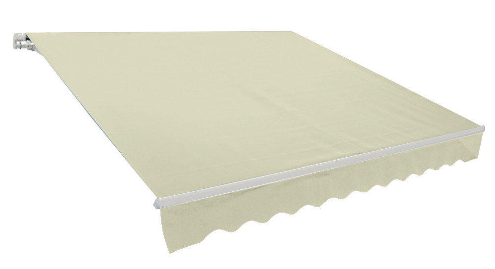 Rojaplast 5×3 m kézi működtetésű napellenző – bézs (P4510, RAL 1015) (RP)