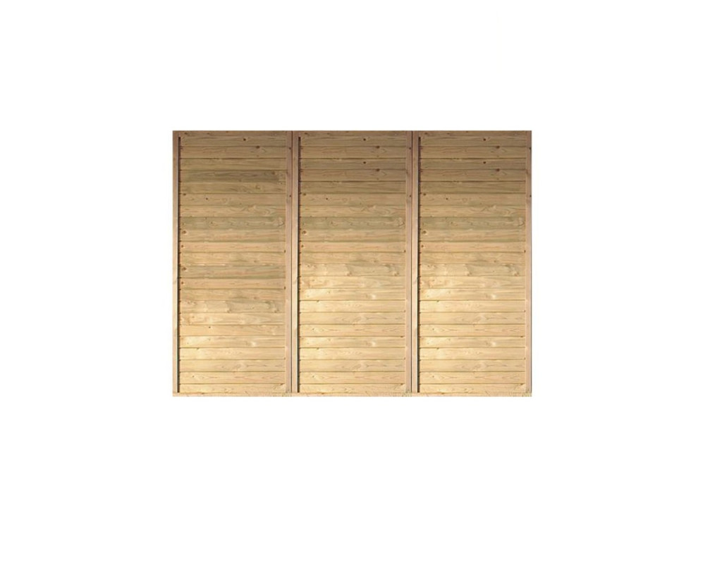 Karibu egyállásos autóbeálló hátsó oldalfal (RP)