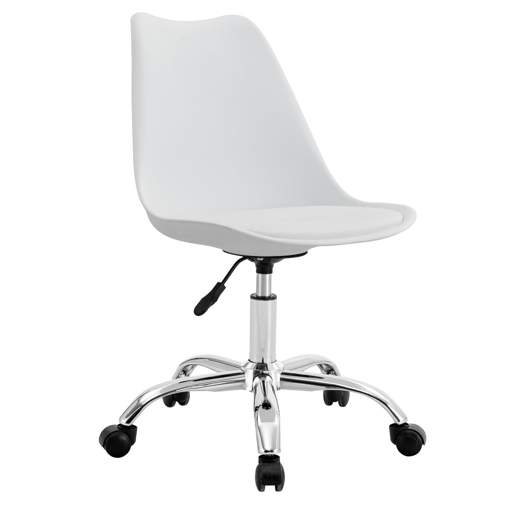 Irodai szék, fehér, DARISA 2 NEW (RP)