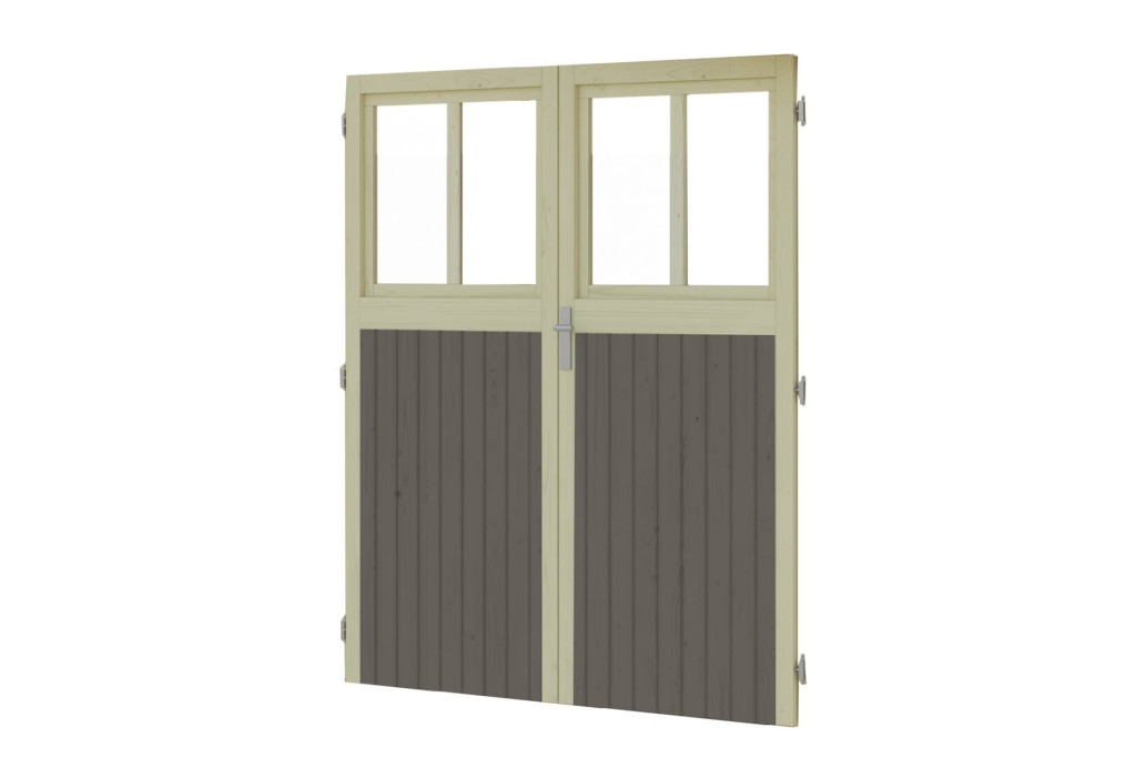 Kiegészítő ajtóelem Wandlitz kerti tárolóhoz, terra szürke színű 164 x 36 x 180,5 cm. (RP)