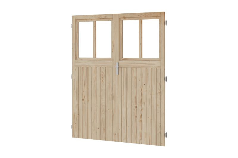 Kiegészítő ajtóelem Wandlitz kerti tárolóhoz, natúr fából 164cm x 180,5 cm. (RP)