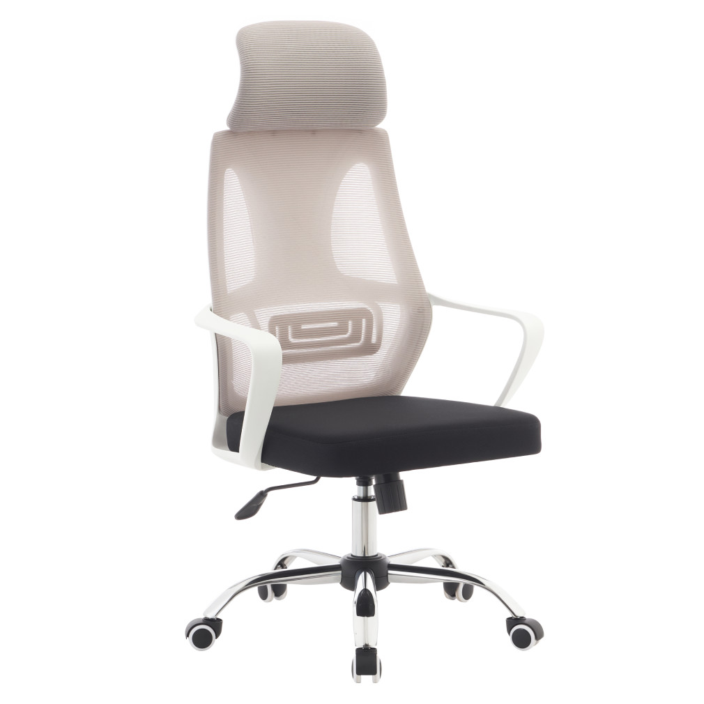 Irodai szék, szürke/fekete/fehér, TAXIS 2 NEW (RP)