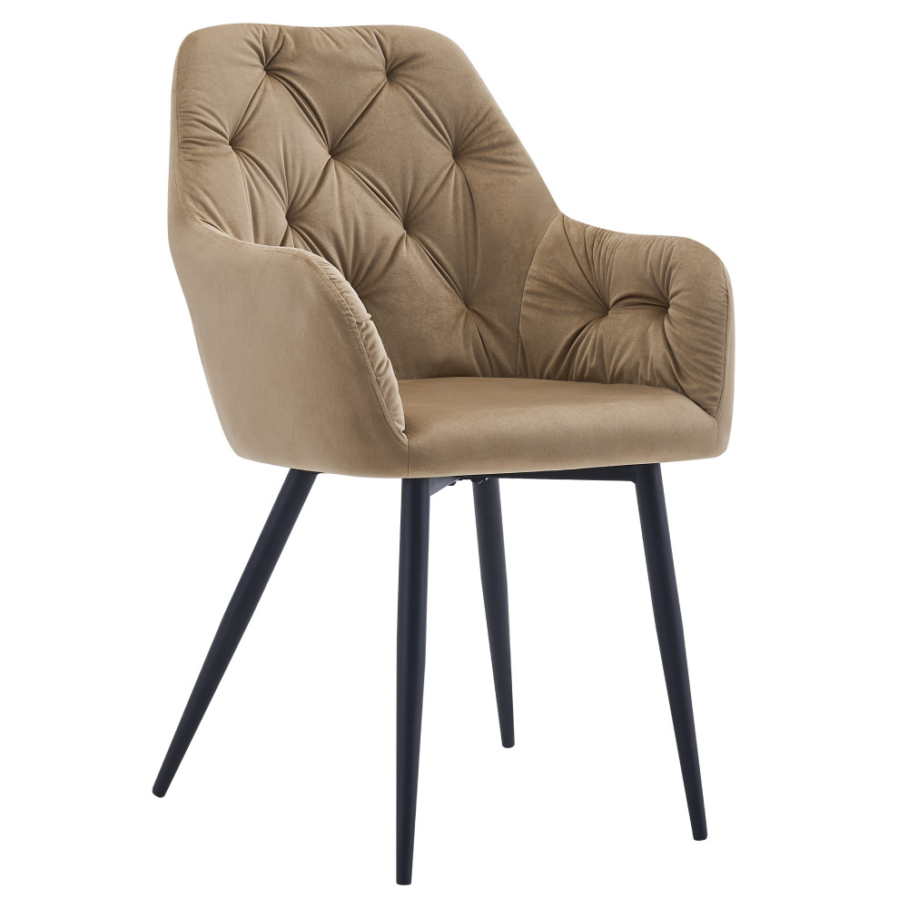 Design fotel, bézs Velvet szövet, VERIO NEW (RP)