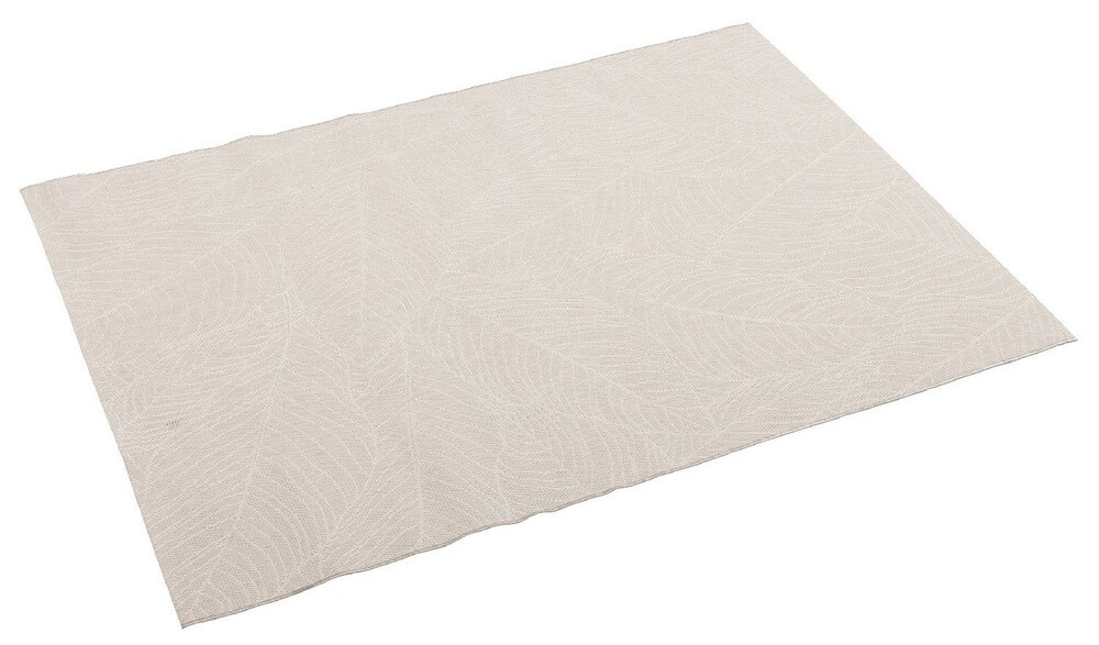 Kettler LEAF kültéri szőnyeg 160×230 cm – terasz szőnyeg, bézs/szürke levél mintás (RP)
