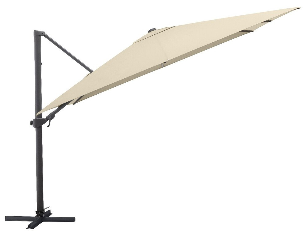 Kettler EASY TURN napernyő 300×300 cm – 360° forgatható, konzolos, UV 50+, bézs (RP)