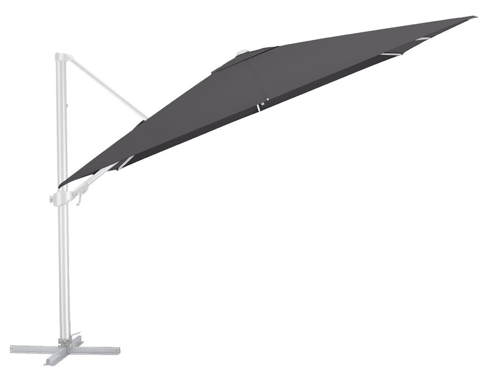 Kettler EASY TURN napernyő 300×300 cm – 360° forgatható, konzolos, UV 50+, antracit (RP)