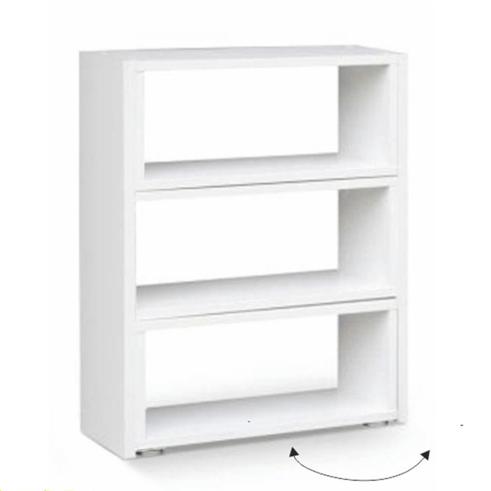 Könyvespolc, fehér, KLOE III (RP)