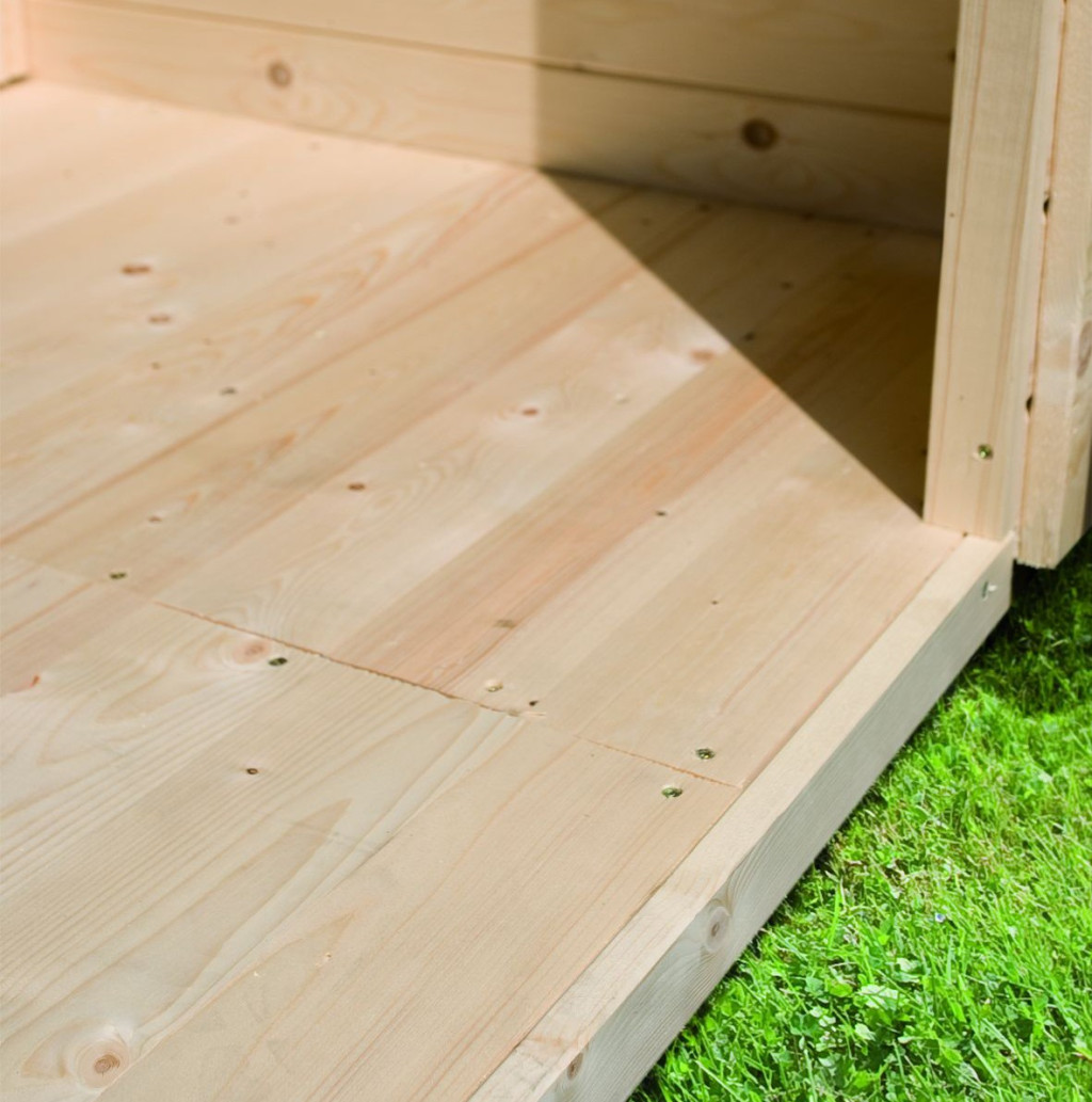 Karibu 16 mm-es padlóburkolat 2,20 x 2,80 m (Sz x Mé) alapméretekhez (RP)