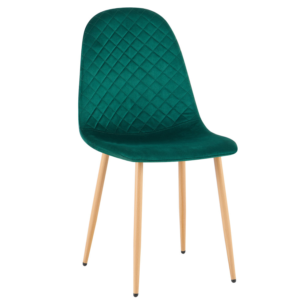 Szék, smaragd Velvet szövet/bükk, LEGA 2 NEW (RP)