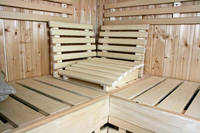 Karibu Prémium Szauna Fejtámla szett – Ergonomikus kialakítás, 3 részes (RP)
