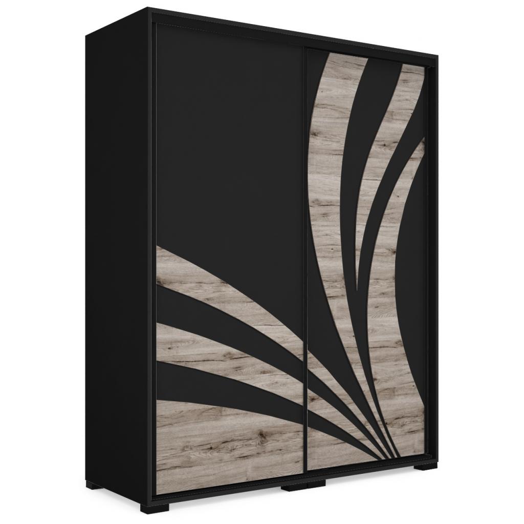 Baku tolóajtós gardróbszekrény - 160 cm széles (DIV)