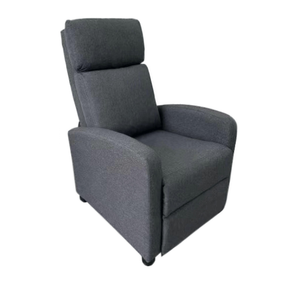 Relaxációs fotel, szürke, KRESO (RP)